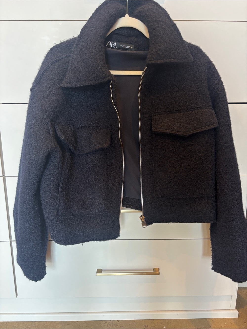 Zara Teddy Bomber Jacket